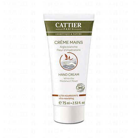 Crème mains à l'argile Ultra-Nourrissante bio 75ml
