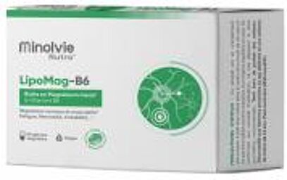 Nutra' Lipomag-B6 60 Gélules Végétales - Boîte 60 gélules
