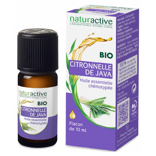Huile Essentielle Citronnelle de Java Bio 10ml