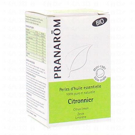 Perles d'huile essentielle Citronnier bio x60