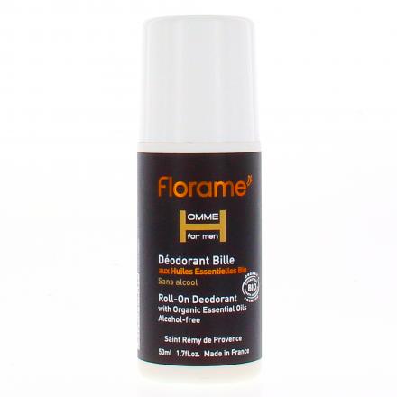 Homme Déodorant bille bio roll-on 50ml