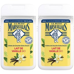 Crème de Douche Extra Douce Lait De Vanille BIO