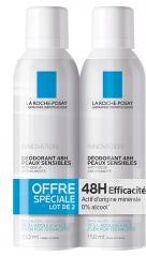 Déodorant Spray 48H Peaux sensibles Lot de 2 x 150 ml - Lot 2 x 150 ml
