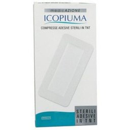 Icopiuma Pansement Adhésif Stérile Non Tissé 10x7,5cm 5uts