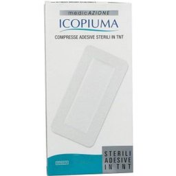 Icopiuma Pansement Adhésif Stérile Non Tissé 10x7,5cm 5uts