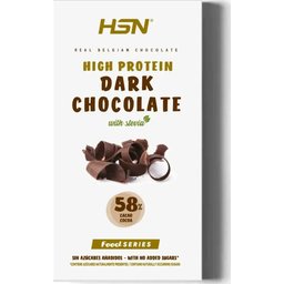 Tableta Chocolate Negro Hiperproteico con Stevia Sin Azúcar 100g