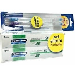 Fluor2u + Cepillo Medio 2x1