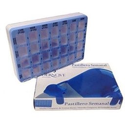 Boîte à pilules hebdomadaire Dernove, design compact