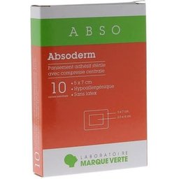 Marca Verde AbsodermApósitos Adhesivos 5x7cm 10uds