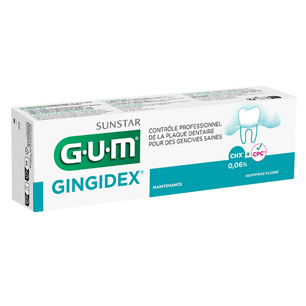 Dentifrice Gingidex Plaque Dentaire - 75ml