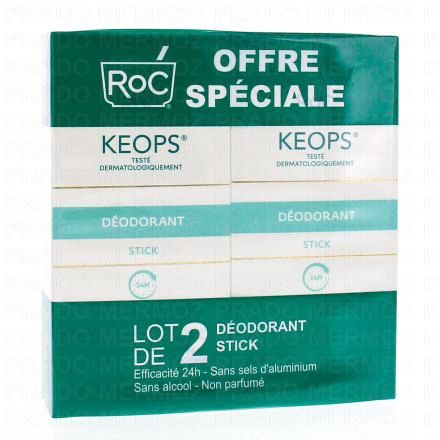 KEOPS Déodorant stick 24h 2*40 ml