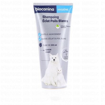 Shampooing éclat poils blancs tube 200 ml