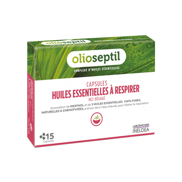 Olioseptil Huiles Essentielles à Respirer 15 capsules