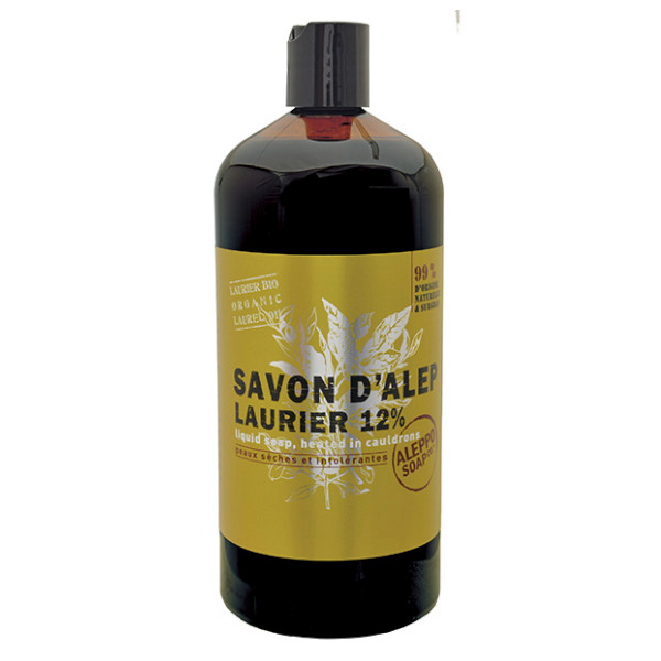 Savon Alep Liquide 12% Laurier 1L