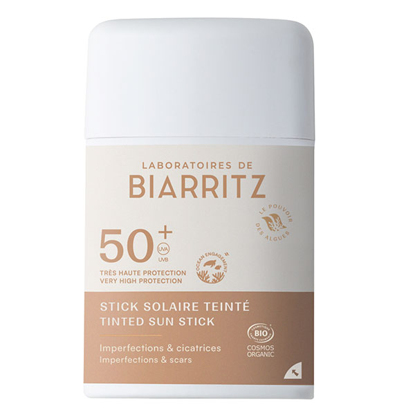 Soins Solaires Stick teinté SPF50+ Bio 9g