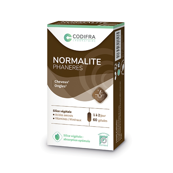 Normalite Phaneres Cheveux et Ongles 60 gélules