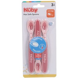 Cuillères thermosensibles Rose 3 mois +