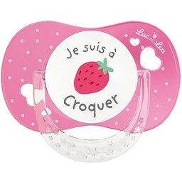 Luc et Léa Sucette Anatomique Je suis à croquer +18M 1 Unité