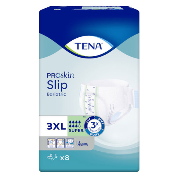Proskin Slip Bariatric Change Complet Super Taille 3XL 8 unités