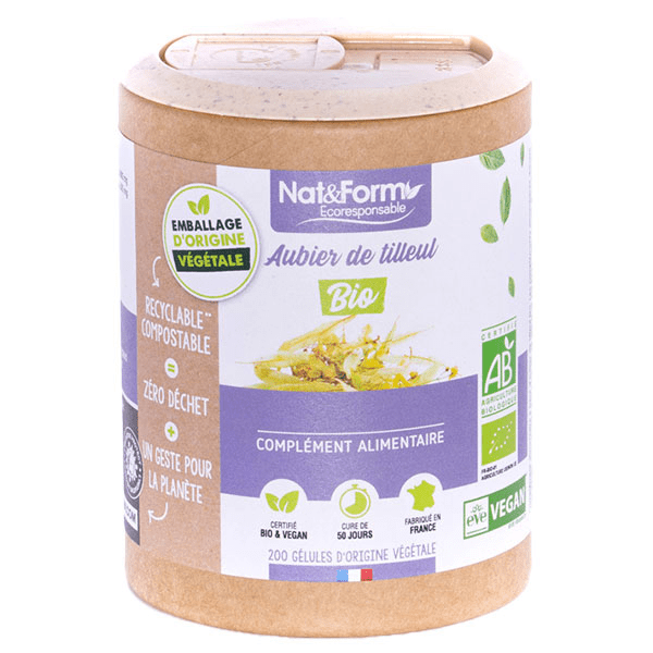 Écoresponsable Aubier de Tilleul Bio 200 gélules