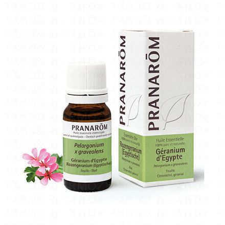 Huile essentielle Géranium Egypte flacon 10ml