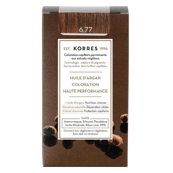 Capillaire Coloration Permanente Blond Foncé Marron Intense 6.77