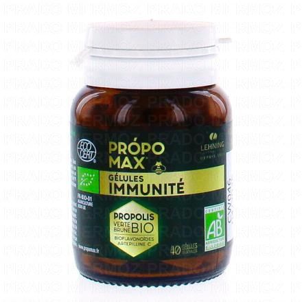 Propo max - Gélules immunité extrait de propolis bio x40