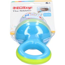 Nûby Tétine alimentaire avec capuchon aqua