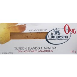 Nougat Doux Amande Jijona Sans Gluten 185g