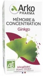 Arkog Ginkgo Bio - 45 Gel. - Boîte 45 gélules