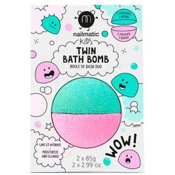 Bombe de Bain Twin RosE et Vert 1ut