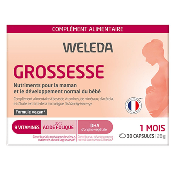Complément alimentaire Grossesse - 1 mois - 30 capsules