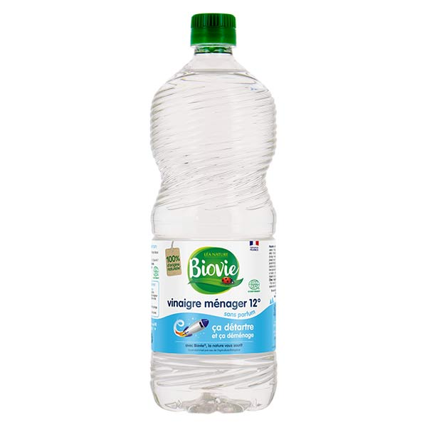 Entretien Multi-Usages Vinaigre Ménager 12° 1L