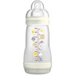 Biberon Easy Start Anti-Colique Débit 2 Blanc 260ml