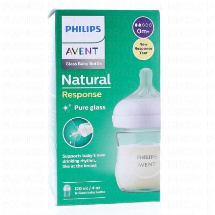 Biberon natural en verre 120ml