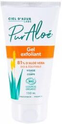 Gel Exfoliant Visage et Corps 81% Aloe Vera Bio 150 ml - Tube 150 ml