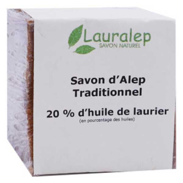 Savon d'Alep Traditionnel 20% d'Huile de Laurier 180g