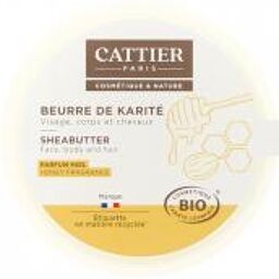 Beurre de Karité Parfum Miel Visage Corps Cheveux Bio 100 g - Pot 100 g