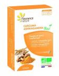 Curcuma Ashwagandha Énergie et Tonus Bio 15 Comprimés - Boîte 15 comprimés