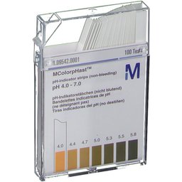 MColorpHast™ Bandelettes indicatrices de pH 4.0 - 7.0