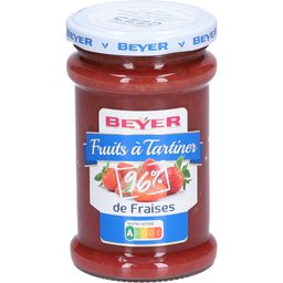 Beyer Fruits à Tartiner 96% de Fraises
