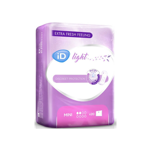 L&R Light Protection Anatomique Mini 2 Gouttes 22,7 x 9,2cm 20 unités