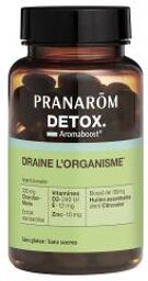 Pranarôm Aromaboost Detox 60 Caps - Draine l'Organisme - Pot 60 capsules