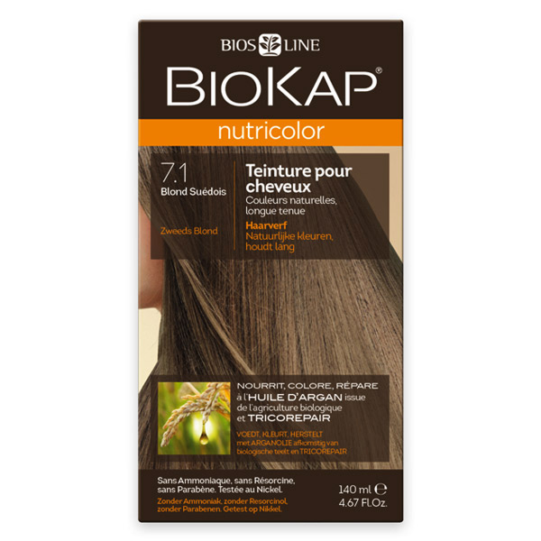 Nutricolor Teinture pour Cheveux 7.1 Blond Suédois 140ml