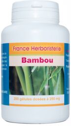 GELULES BAMBOU (Thabashir) 200 gélules dosées à 250 mg.