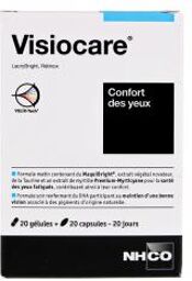 Visiocare Confort des Yeux 20 Capsules + 20 Gélules - Boîte 20 Gélules + 20 Capsules