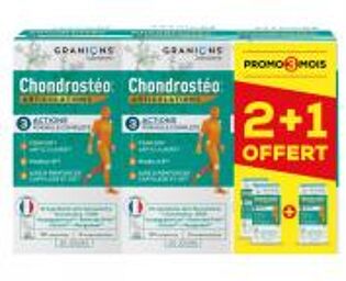 Chondrostéo+ Articulations Lot de 3 x 90 Comprimés dont 90 Comprimés Offerts - Lot 3 x 90 comprimés