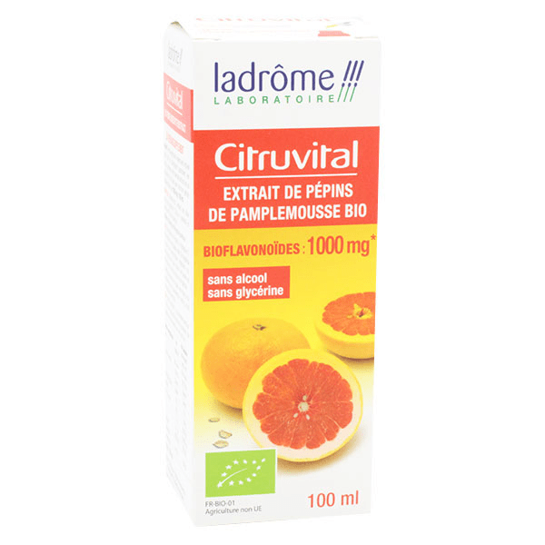 Citruvital Extrait de Pépins de Pamplemousse Bio 100ml