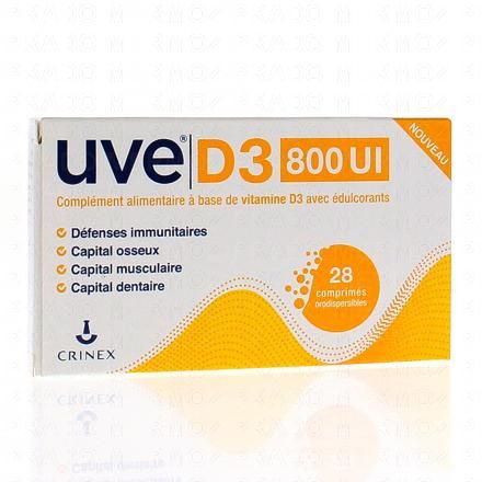 UVE D3 800 UI x28 comprimés