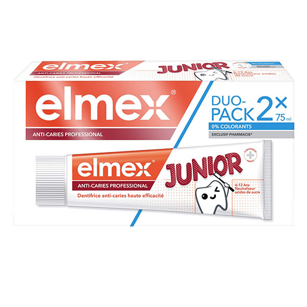 anti caries professional Junior Dentifrice lot de 2 x75ml